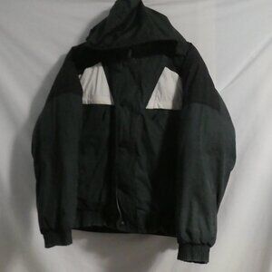 Vintage - GANT | large | Green - Black - White | Hooded Winter Jacket